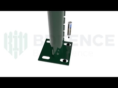 วิธีการติดตั้งแผงรั้ว 3 มิติด้วยเสาพีช