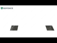 รั้ว 3 มิติและเสาสี่เหลี่ยม