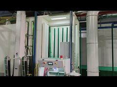 เสาเขียวขนาด 60*60*1.5 มม. ผ่านกระบวนการเคลือบสีฝุ่น