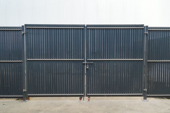 คุณภาพ  1.5m Two Leaf Double Metal Garden Fence Gate Hot Dipped Galvanize โรงงาน