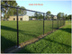Dark Green 1.8m Height Pvc Coated Chain Link Fence With Whole Set Fittings