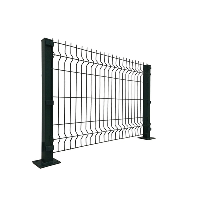 ภายนอก 3d กว้าง Pvc ผิวเคลือบ Welded Wire Mesh รั้วสําหรับสวนและการปกป้องฟาร์ม 3d รั้ว