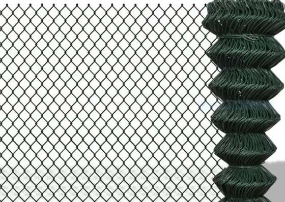 Pvc Coated 2.0-4.8mm Wire 8 Foot Chain Link Fence สำหรับตู้สัตว์