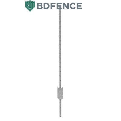 อเมริกันฟาร์ม 6 ฟุต สต๊อป T Fence Post สายด้ายขี้ขน โลหะสีเขียวเหล็ก