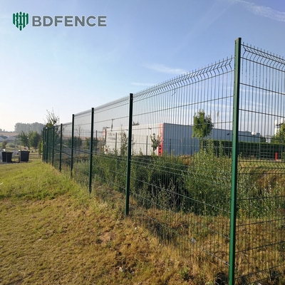 ภาระหนัก แรง welded แผนกรั้วบ้านภายนอกตกแต่งความเป็นส่วนตัว V Mesh แผนกรั้วสําหรับรั้วสวน