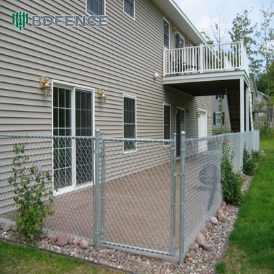 9 10 Gauge 5ft 6ft 7ft 8ft 10ft Powder Coated Galvanized Chain Link รั้ว
