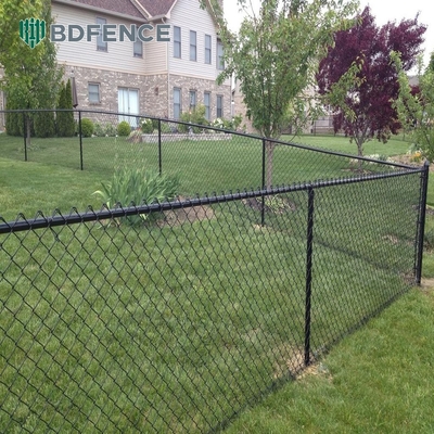 6 9 10 Gauge Cyclone Wire Fence 4ft 5ft 6ft 7ft 8ft 10ft อุตสาหกรรม แกลวนิซส์ Chain Link Fences Roll