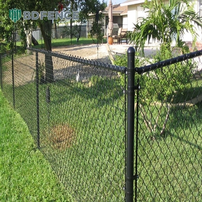 ขยาย 100 เมตร Diamond Chain Link รั้ว Hot Dip กระปุก สายไหม Mesh รั้ว