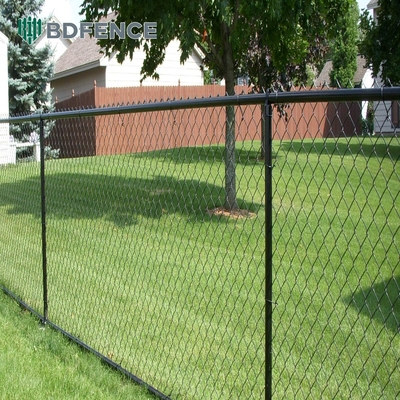 แบรนแบน 2.5 มม-5.0 มม PVC ผิวเคลือบ Chain Link Fencing มหาสมัย