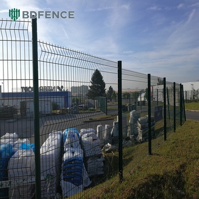 การประกอบง่าย PVC ผิวเคลือบ 3d สายไหม welded รั้ว Mesh สําหรับการรักษาความปลอดภัยสวน