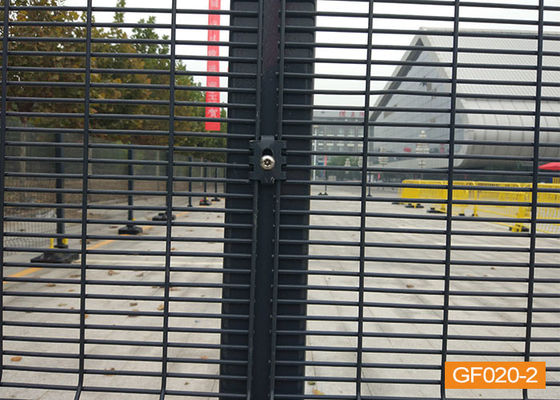 PVC Coated Prison Privacy 358 Anti Climb Security Fencing