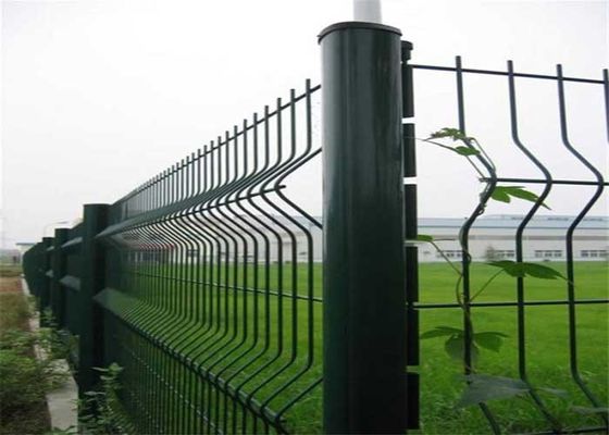 พีวีซีที่มีความยั่งยืนเคลือบ 3d โค้ง welded สายไหม Mesh รั้ว แผ่นรั้วรั้ว