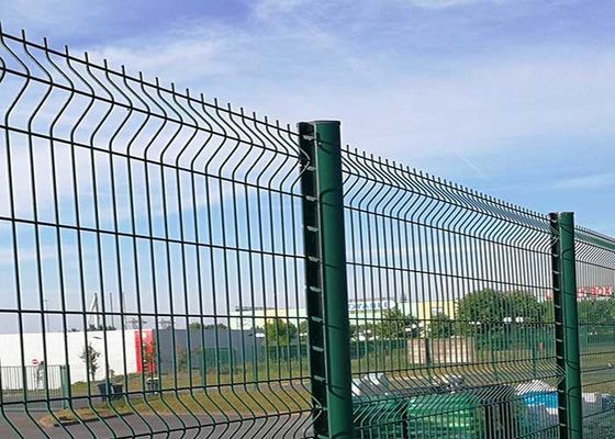 พีวีซีที่มีความยั่งยืนเคลือบ 3d โค้ง welded สายไหม Mesh รั้ว แผ่นรั้วรั้ว