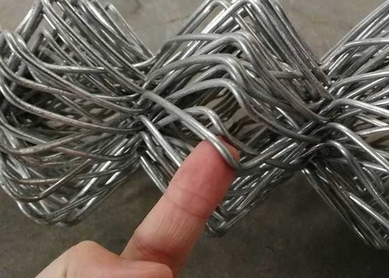1 นิ้วเหล็กกระดาษโซ่ Link รั้ว Hook Mesh ฟาร์ม