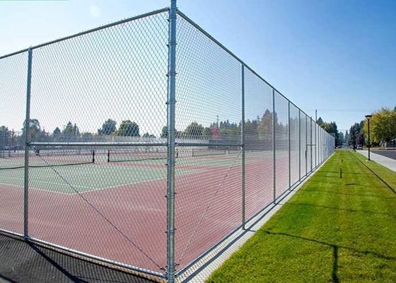 สายด้ายเหล็ก Mesh Chain Link รั้วด้วยขนาด Mesh 60x60mm และกว้างสาย 3mm