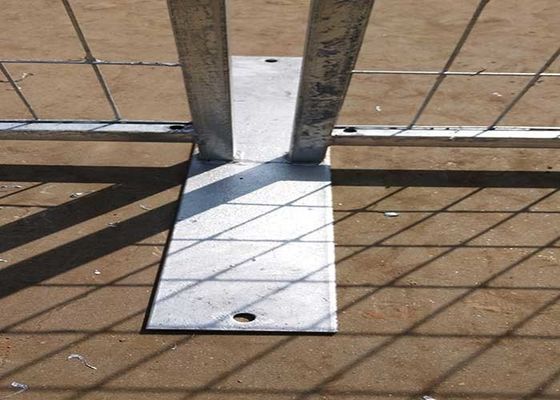 Hot Dip Galvanized Canada Square Tube การก่อสร้าง รั้วชั่วคราวที่พกพาได้