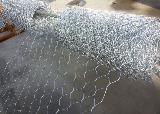 Galv และ Galf กล่อง Gabion ทอชุบสังกะสีแบบจุ่มร้อนหกเหลี่ยม