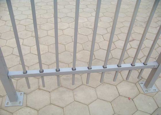 6 ฟุต สูง สแตนเลสหลอดรั้ว ทนทาน Prefabricated ISO9001 รับรอง