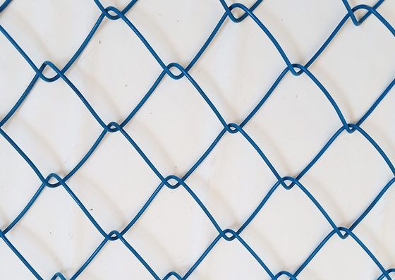ตัวอย่างฟรี 40x40mm Diamond Chain Link รั้วเหล็กและเคลือบพีวีซี