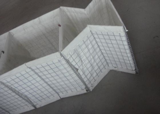รอย 5.0mm Hesco Barrier Blast Wall สำหรับทหาร
