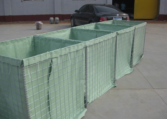 รอย 5.0mm Hesco Barrier Blast Wall สำหรับทหาร