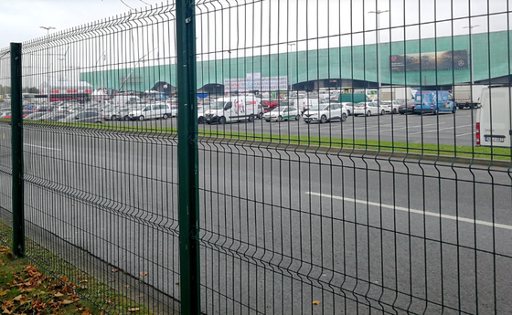 ภายนอก 3d กว้าง Pvc ผิวเคลือบ Welded Wire Mesh รั้วสําหรับสวนและการปกป้องฟาร์ม 3d รั้ว