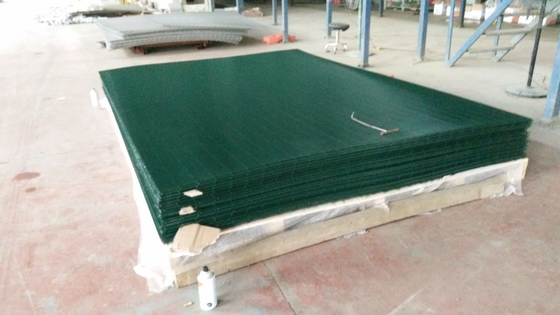 358 4mm Anti Climb รั้วรักษาความปลอดภัยไฟฟ้าและพีวีซีเคลือบป้องกันการกัดกร่อน